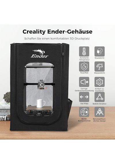 3d Yazıcı Muhafazası, Creality Ender 3 Max / 3 Max Neo / 3 S1 Plus / 5 Pro/ 5 Plus / K1 Max/cr-10 / 10s / 10s Pro/cr-20 3d Yazıcı İçin Büyük Koruyucu Kılıf, 700x750x900mm