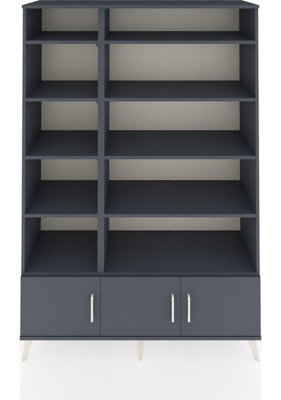 Hyperion Dolap 10 Raflı 3 Kapaklı 132x44x195 Antrasit-antrasit/antrasit Antrasıt/antrasıt - Antrasıt Hyperion Dolap 10 Raflı 3 Kapaklı 132x44x195 Antrasit-antrasit/antrasit Antrasıt/antrasıt - Antrasıt