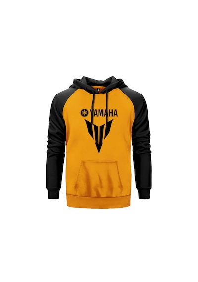 Ymh Mt07 Black Sarı Renk Reglan Kol Sweatshirt Sarı