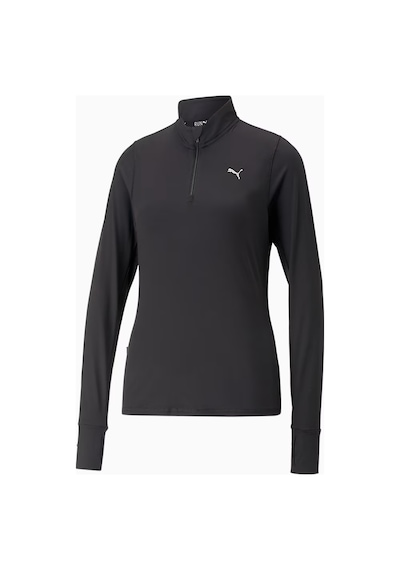 Puma Run Favourite Siyah Kadın Fermuarlı Eşofman Üstü 52317001 Siyah