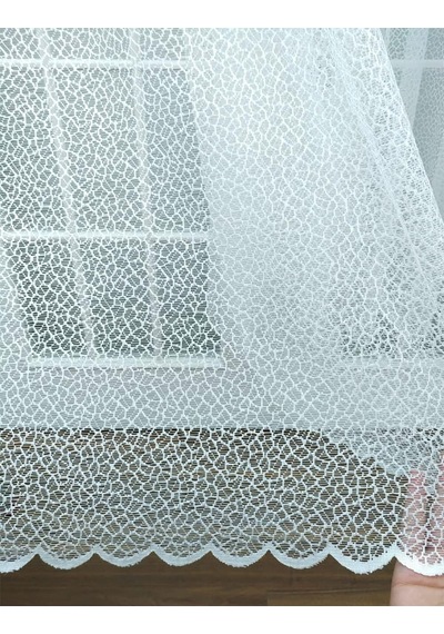 Evdepo Home Kırık Beyaz Sık Pileli Tül Perde 110 X 260 Cm Çok Renkli