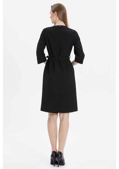 Selen Kadın Elbise 24ysl7458 Siyah