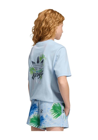 Kc9540-c Adidas Tee Çocuk T-shirt Mavi Kc9540-c