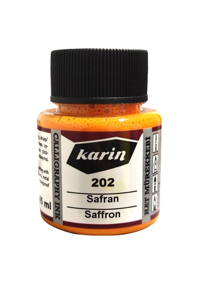 Karin Hat Mürekkebi 45Ml N 202 Safran