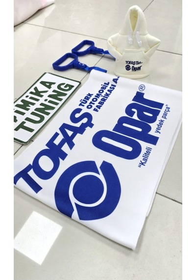 Tofaş Opar Otomobil Torpido Havlusu Ve 2'li Kol Tutamaçı Ve Vites Poları 1 Adet