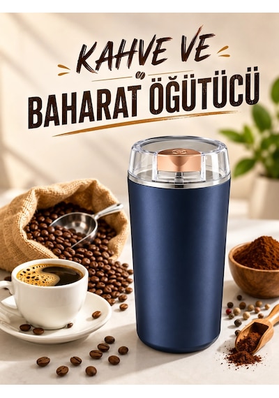 Mey Najmaddin Otomatik Kahve Ve Baharat Öğütücü Kolay Ve Taşınabilir Paslanmaz Çelik Najmaddin Renkli