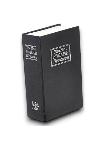 Kitap Görünümlü Gizli Kasa İngilizce Sözlük Şeklinde Metal 2 Anahtarlı 18,5 X 11,5 X 5,6 Cm Mh-hs9552-4803