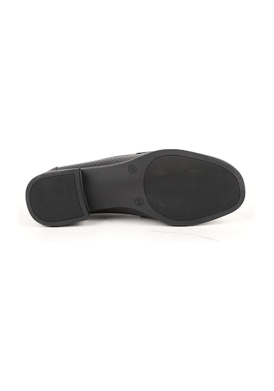 Mamma Mia Kadın Günlük Ayakkabı Hakiki Deri Lazer Kesim Delikli Metal Tokalı Kısa Blok Topuklu Klasik Loafer 26y-935 Siyah Mamma Mia Kadın Günlük Ayakkabı Hakiki Deri Lazer Kesim Delikli Metal Tokalı Kısa Blok Topuklu Klasik Loafer 26y-935 Siyah