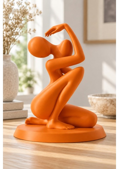 Zarif Soyut Silüet Figürlü Dekoratif Biblo 36604327