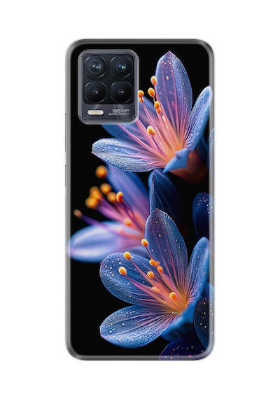 Realme 8 - 8 Pro Kılıf Boutique Baskılı Resimli Rekli Çiçekler Pcode -015