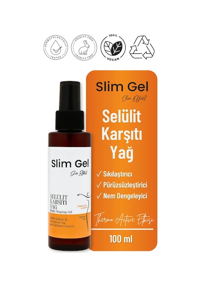 Selülit Karşıtı Sıkılaştırıcı & Pürüzsüzleştirici Nemlendirici Vücut Bakım Yağı