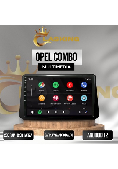 Opel Combo 2019-2023 2 Gb Ram 32 Gb Uyumlu Hafıza Android Multıme