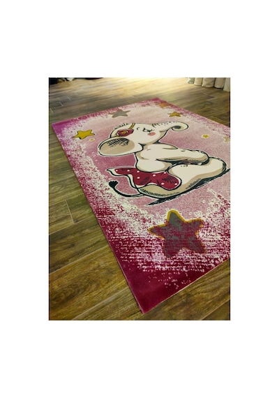 Hello Kids Kd27a Pembe-kahve-krem Halı