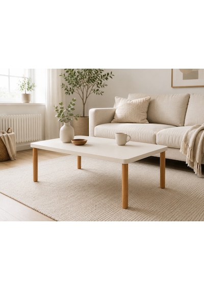 Ganni Home Bohem Orta Sehpa Krem Meşe Ayaklı Modern Dikdörtgen Salon Sehpası Krem-meşe Ganni Home Bohem Orta Sehpa Krem Meşe Ayaklı Modern Dikdörtgen Salon Sehpası Krem-meşe