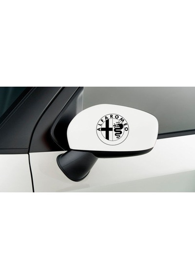 Alfa Romeo Oto Araba Yan Aynalar Için 2 Adet Sticker Set
