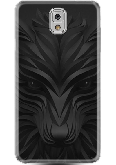 Samsung Uyumlu Galaxy Note 3 Kılıf Silikon Black Fox 1325