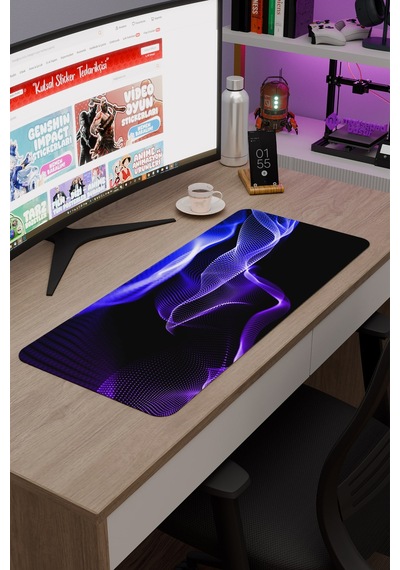 Noktalar Kaymaz Dikişli Kauçuk Oyuncu Mousepad V2 - 70x30 Xl Gaming Mouse Pad Fare Altlığı