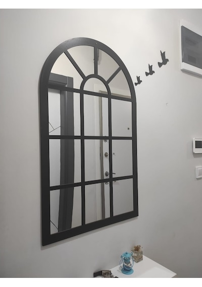 Dekoratif Pencere Model Ayna 3 Adet Kuş Hediyeli