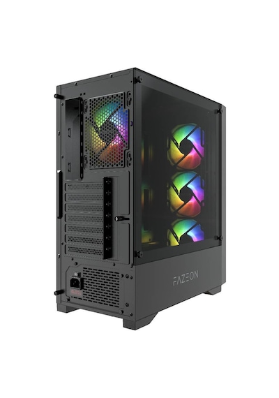 Fazeon F6 650w 80+ Bronze Tempered Glass Mesh 4x Argb Fanlı Usb 3.0 Atx Bilgisayar Kasası