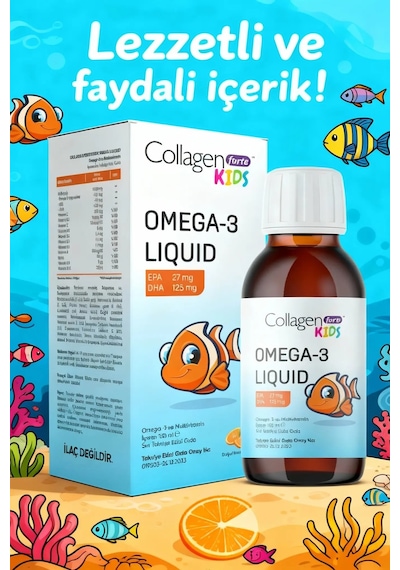 Collagen Forte Omega-3 Kids Liquid 150 ML