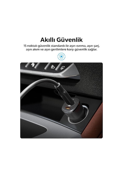 Spigen 50w Usb-c 2 Port Araç İçi Hızlı Şarj Aleti Samsung Pps Destekli Akım Korumalı Güç Adaptörü Çakmaklık İphone & Android & İpad & Macbook Type-c Pd 3.0 30w + 20w Ev502 Black Siyah Spigen 50w Usb-c 2 Port Araç İçi Hızlı Şarj Aleti Samsung Pps Destekli Akım Korumalı Güç Adaptörü Çakmaklık İphone & Android & İpad & Macbook Type-c Pd 3.0 30w + 20w Ev502 Black Siyah