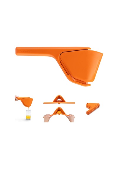Fluicer Katlanır Pratik 28cm Narenciye Sıkacağı, Turuncu