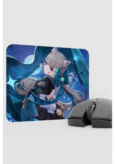 Lynette Genshin Impact Anime Oyuncu V4 - 22x18 Gaming Mouse Pad Fare Altlığı