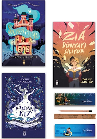 Genç Timaş Zia Dünyayı Siliyor - Şapkacılar - Kardan Kız Set 3 Kitap