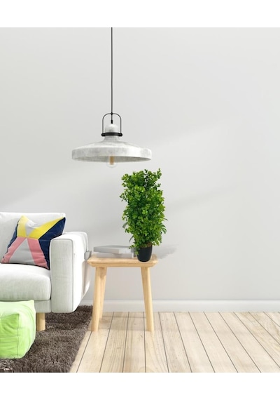 Yapay Çiçek Siyah Saksıda Yeşil Şimşir Ağacı 50cm