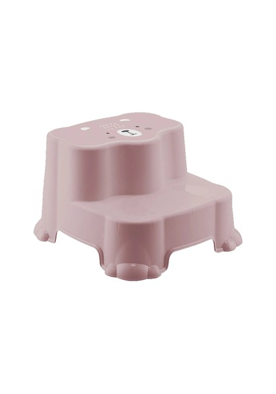 Pembe Desenli Katlı Çocuk Basamağı Çok Renkli