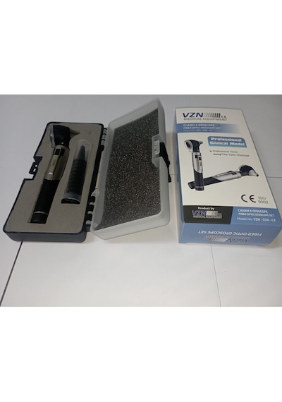 Vzn Otoskop Kulak Bakma Aleti Led Beyaz Işıklı Fiber Optik