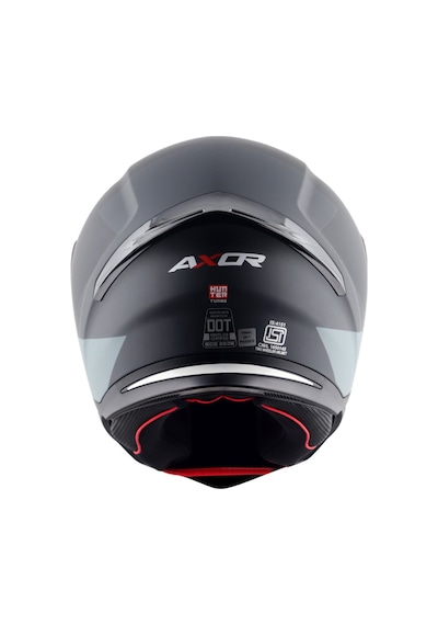 Axor Hunter Turbo Black Grey Dull Ece 22.06 Kapalı Kask Mat Titanyum - Siyah