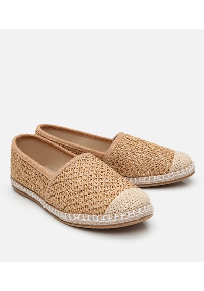 Hotiç Kadın Süet Vizon Hasır Detaylı Espadril 01ayy306130a450 Vizon