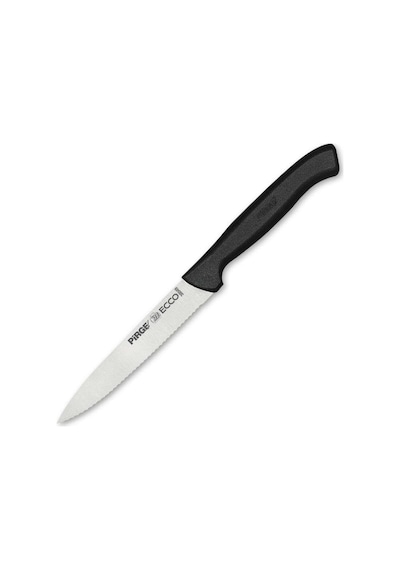 Pirge Sebze Bıçağı Dişli Ecco 38049 12Cm Siyah