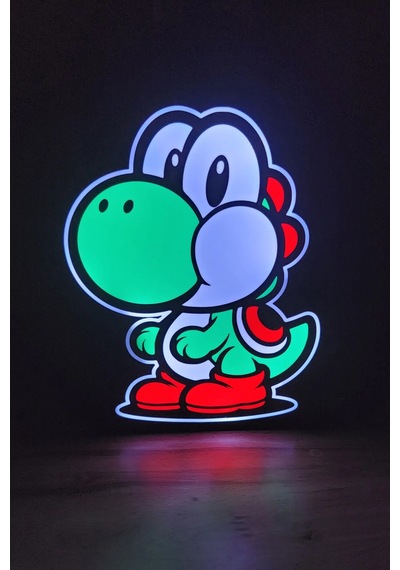 Yoshi Dekoratif Aydınlatma Led Gece Lambası Çok Renkli