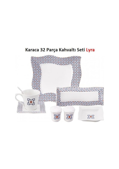 Karaca Lyra 32 Parça Kahvaltı Seti