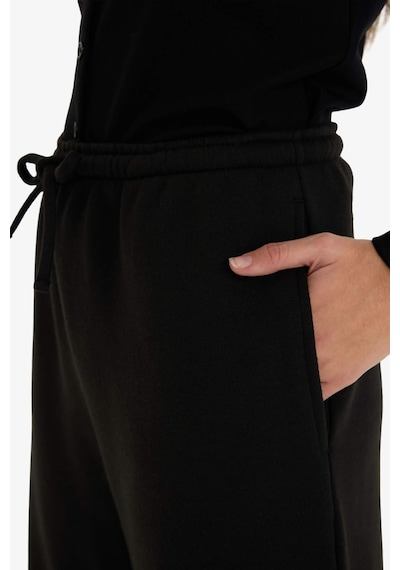 Defacto Straight Fit Siyah Kadın Eşofman Altı D6667ax/bk81 Siyah