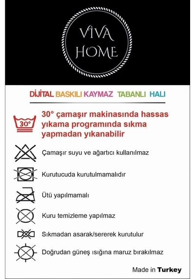 Viva Home Balkon Halısı Çim Halı Kaymaz Tabanlı 3d Çim Görünümlü Kesme Rulo Yolluk Ar1351, Yeşil, 80 X 300 Çok Renkli
