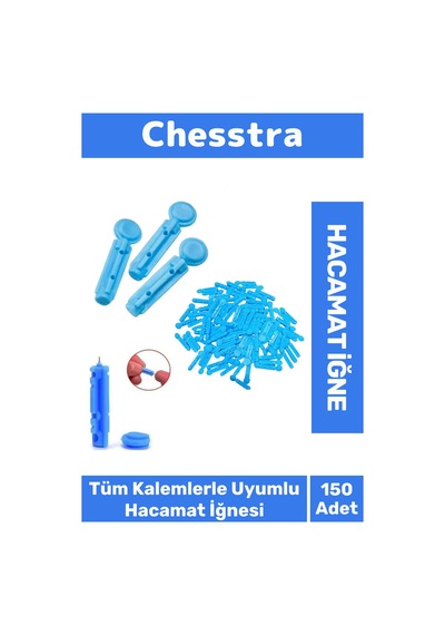 Özel Tüm Kalemlerle Uyumlu Şeker Parmak Delme Profesyonel Hacamat Kalem İğnesi 150 Adet