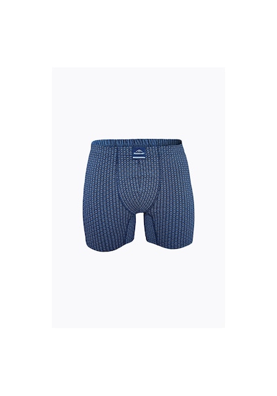 Malabadi Erkek Desenli 2 Li Pamuk Elastan Uzun Boxer 073 DESENLİ