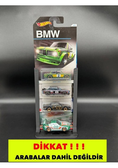 1:64 Diecast Model Uzun Ve Kısa Kart Regular Stand - 4 Araçlık