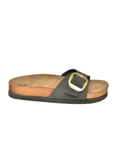 Fox Shoes P777507202 Siyah Süet Günlük Kadın Terlik Siyah-süet Çok Renkli