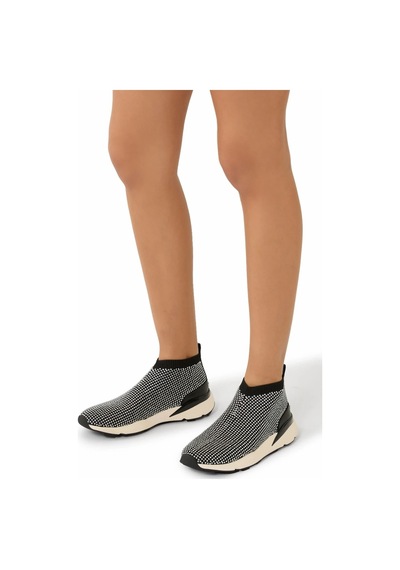 Kurt Geiger Crystal Runner Taşlı Lüks Kadın Sneaker Siyah
