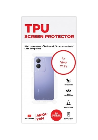 Vivo Y17s Arka Ve Yan Koruyucu Tpu Film