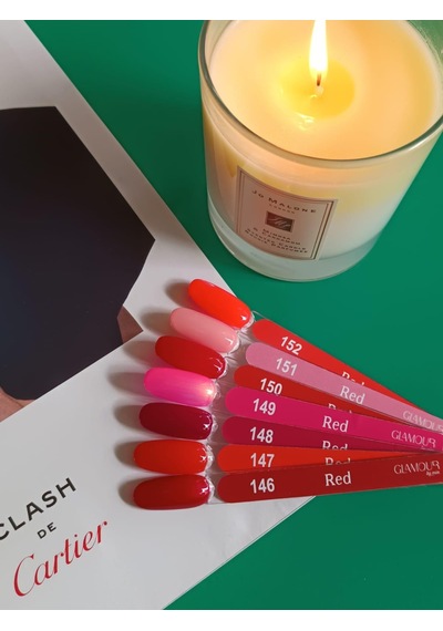 Glamour By Mia 148 Koyu Kırmızı Kalıcı Oje 15 Ml Hema Free Tpo Free