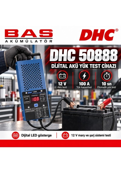 50888 Akü Şarj Test Cihazı Profesyonel Otomotiv Akü Kontrol Ve Test Ekipmanı