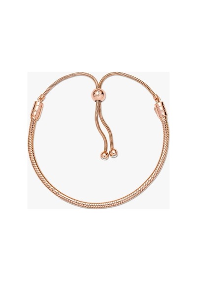 Lunarie Rose Gold Ayarlanabilir Top Bileklik Kararmaz Çelik