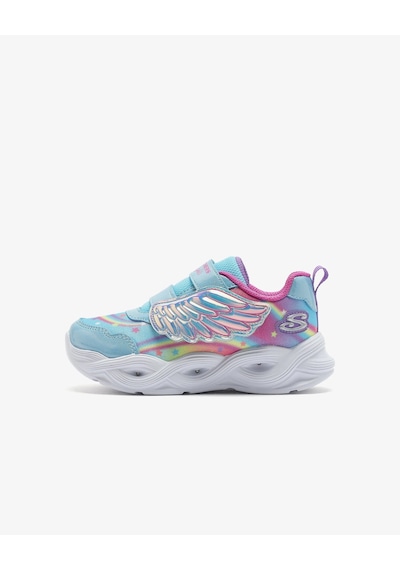 Skechers Twisty Glow Küçük Kız Çocuk Mavi Spor Ayakkabı 303718n Tqmt Mavi