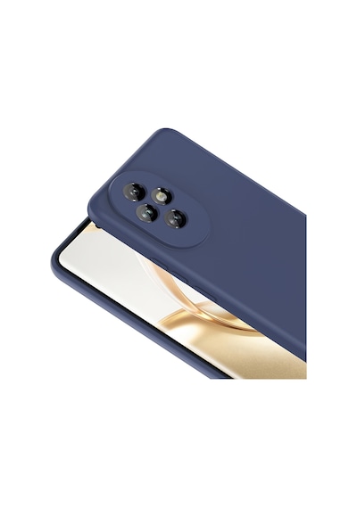 Honor 200 Kılıf Yumuşak Silikon Kamera Korumalı Lansman Pazarplus Lacivert