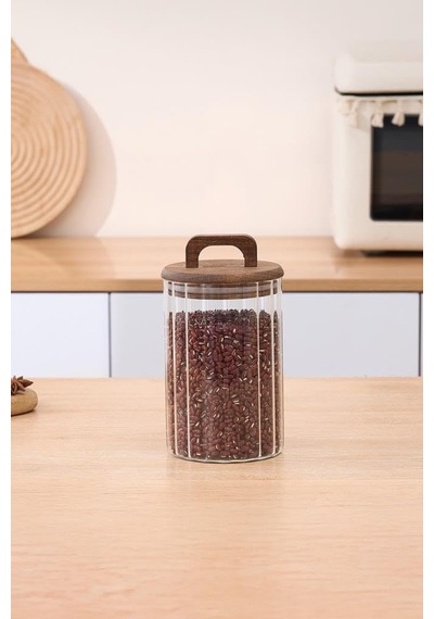 Mien Akasya Kapaklı Baharat Bakliyat Kavanoz 950 Ml Diğer